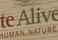 Fort Whyte Alive Human Nature Dimensional Sign